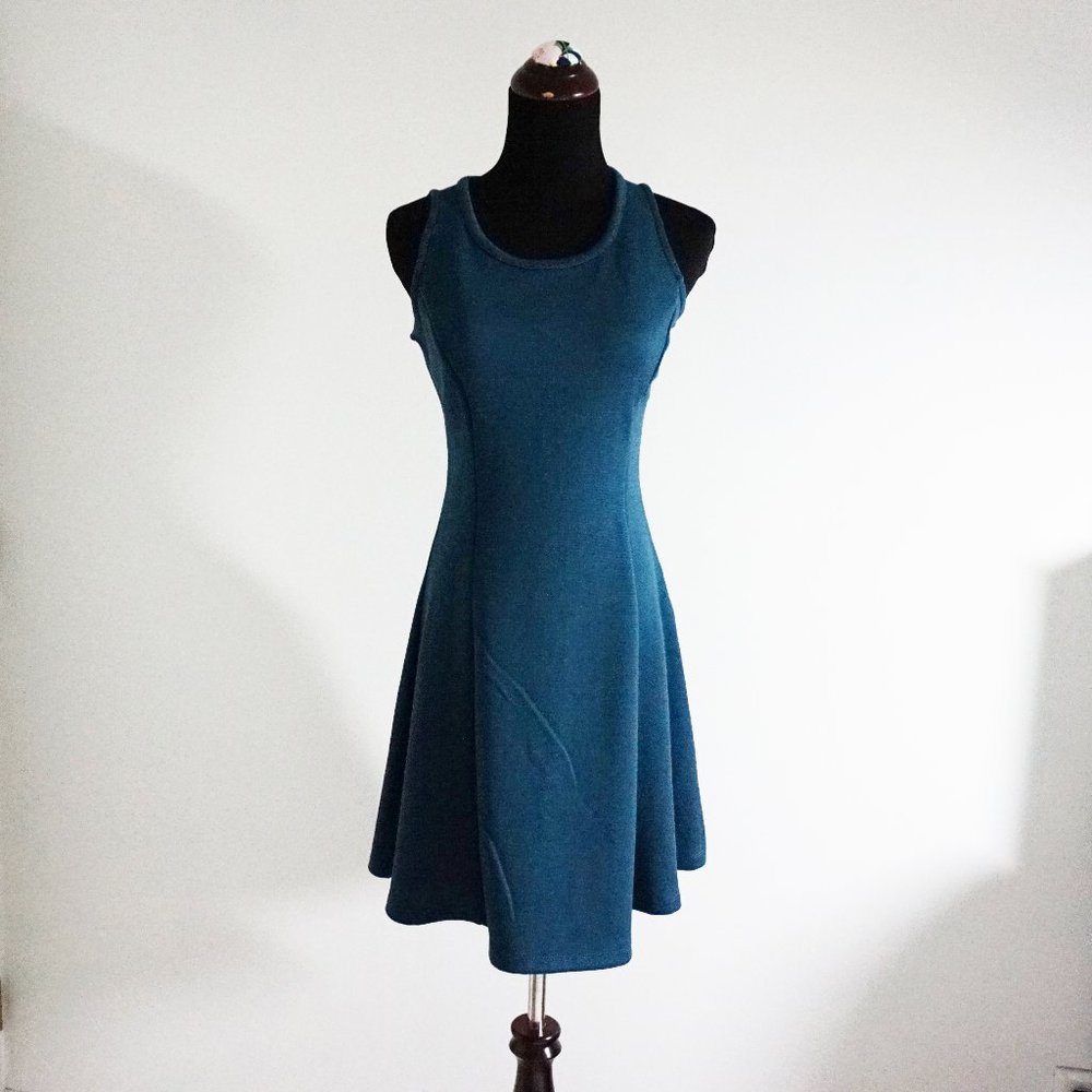 Old Navy Teal Textured Dress